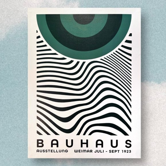 1923 Bauhaus canvas poster, BRAND NEW - Picture 1 of 1